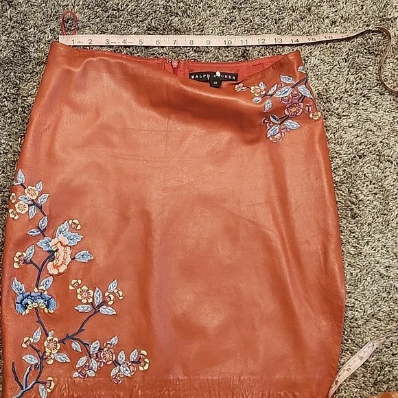 Leather skirt - Picture 2 of 9